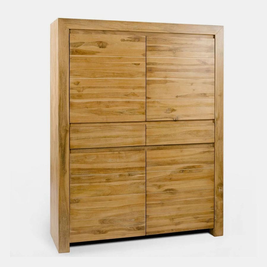 Teak armoire 4D