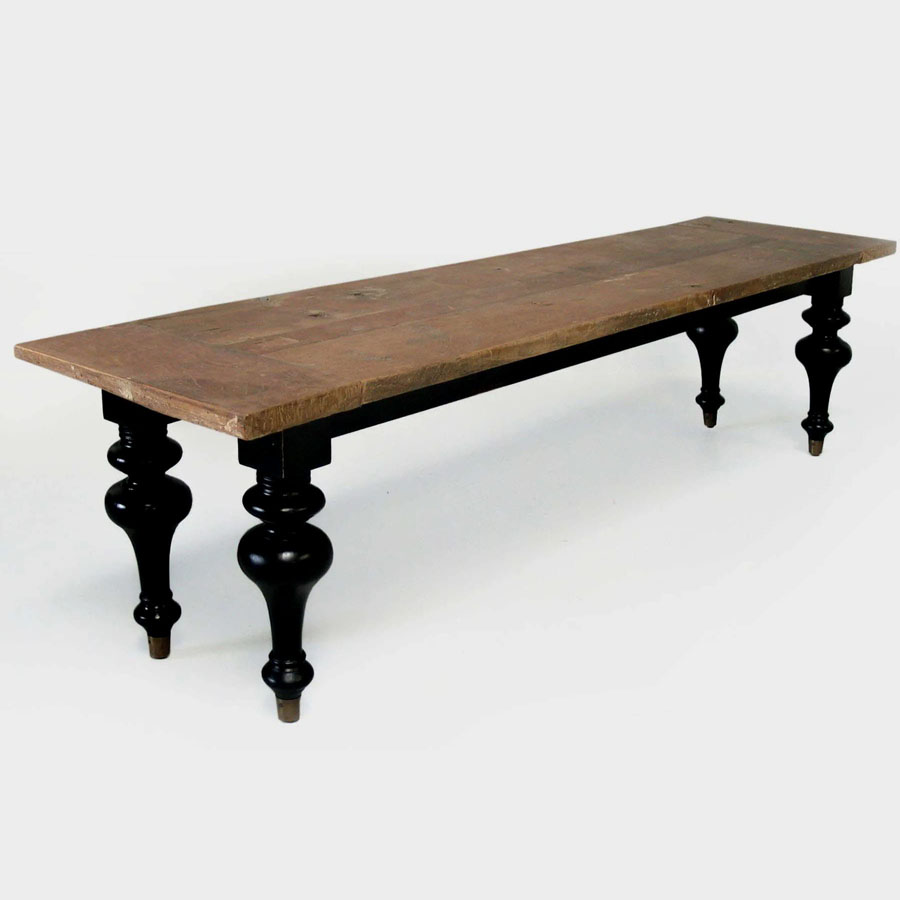 Backless bench