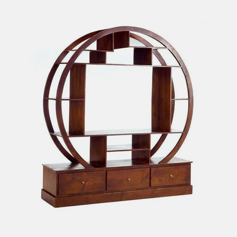 Round shelving unit
