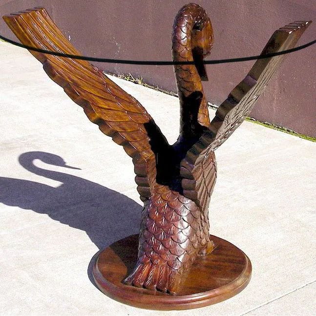 Swan accent table