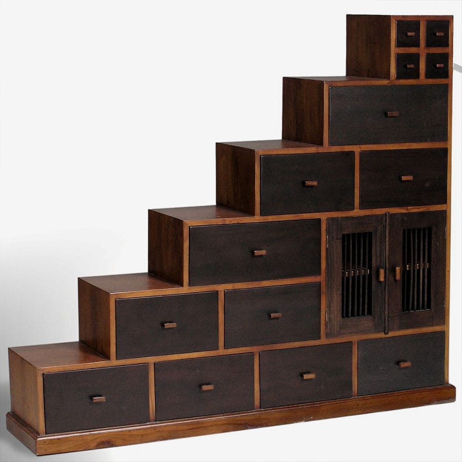 Escalier 14 drawers