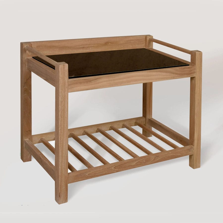 Teak washstand 90